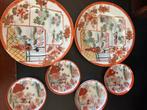Antieke Chinese Bordjes Set, Ophalen of Verzenden