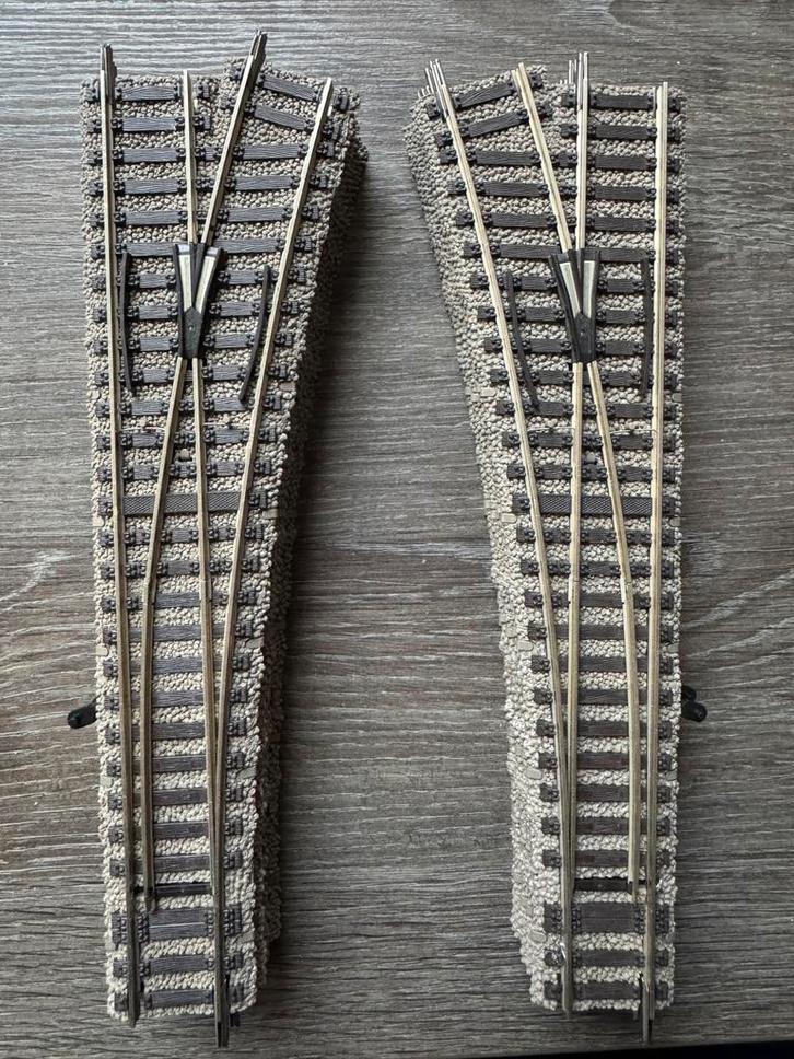 Fleischmann Profi rail, wissels 6170W - 6171W (va 25 p paar), Hobby en Vrije tijd, Modeltreinen | H0, Zo goed als nieuw, Rails