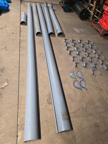 Regengoot S-lon 150mm - Gebruikt, complete set beschikbaar voor biedingen