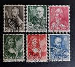nvph 350 - 355 gestempeld Zomerzegels 1940, Postzegels en Munten, Verzenden, T/m 1940, Gestempeld