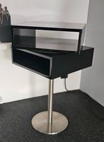 Hoogglans Zwart Draaibaar Kastje op Poot, Huis en Inrichting, Ophalen, Overige materialen, Minder dan 55 cm, Gebruikt