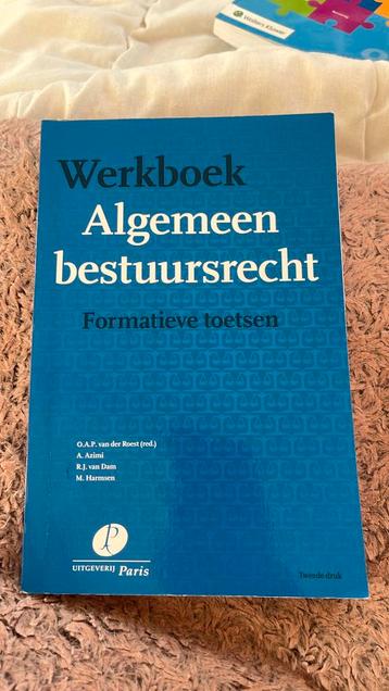 Werkboek algemeen bestuursrecht formatieve toetsen beschikbaar voor biedingen
