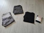 3 zwangerschaps broeken en 1 zwangerschaps panty, Kleding | Dames, Positiekleding, Grijs, Maat 38/40 (M), Broek of Spijkerbroek