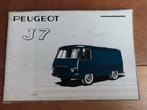 Instructieboek Peugeot J7 benzine bestel + personenbus 1974, Auto diversen, Handleidingen en Instructieboekjes, Ophalen of Verzenden