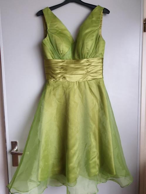 Sprookjesachtige lime groene tule jurk - maat XS tot S, Kleding | Dames, Jurken, Zo goed als nieuw, Maat 34 (XS) of kleiner, Groen