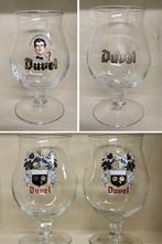 Duvel bierglazen set 4 stuks zgan, Ophalen of Verzenden, Zo goed als nieuw, Glas of Glazen, Duvel
