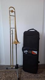 Jupiter Tribune tenor Trombone, Muziek en Instrumenten, Blaasinstrumenten | Trombones, Ophalen, Gebruikt, Tenor, Met koffer