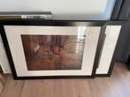 2 x Fjällsta lijsten met glas IKEA  108x78cm, Huis en Inrichting, Woonaccessoires | Lijsten, Ophalen, Gebruikt, 75 tot 100 cm
