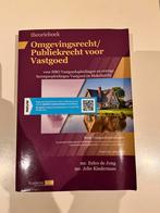 Omgevingsrecht/Publiekrecht voor Vastgoed - Nieuw!, Ophalen of Verzenden, Nieuw, HBO