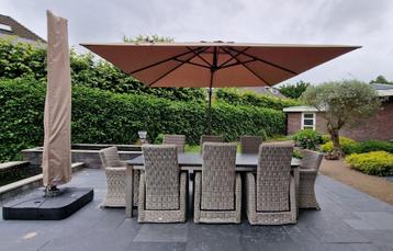 3 x 3 of 3.5 x 3.5 mtr Zweefparasol Toscane Parasol degelijk beschikbaar voor biedingen