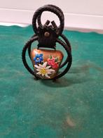 koebel tafelbel vintage bewerkt bloemen, Verzamelen, Ophalen of Verzenden