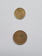Ceylon 1943 25 cent + 10 cent, Ophalen of Verzenden, Zuid-Azië, Losse munt