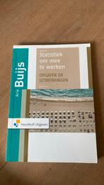 A. Buijs - statistiek opgaven en uitwerkingen, Overige wetenschappen, Nieuw, Ophalen of Verzenden, A. Buijs