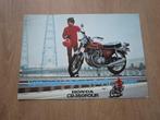 Honda CB350 Four brochure folder (E) 1972, Ophalen of Verzenden, Honda