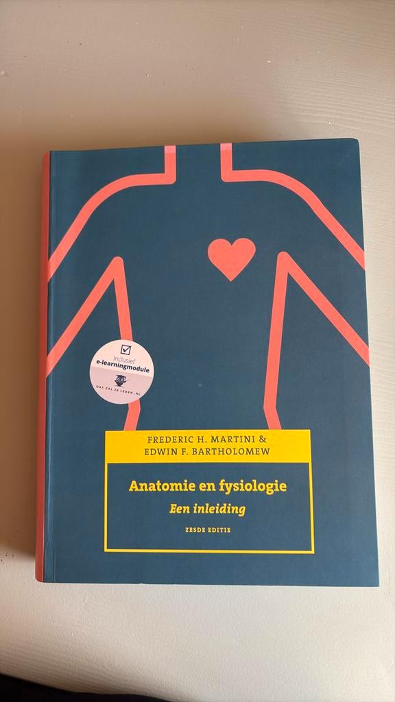 Verpleegkunde - Anatomie en fysiologie, een inleiding, Boeken, Schoolboeken, Zo goed als nieuw, Nederlands, Overige niveaus, Ophalen of Verzenden
