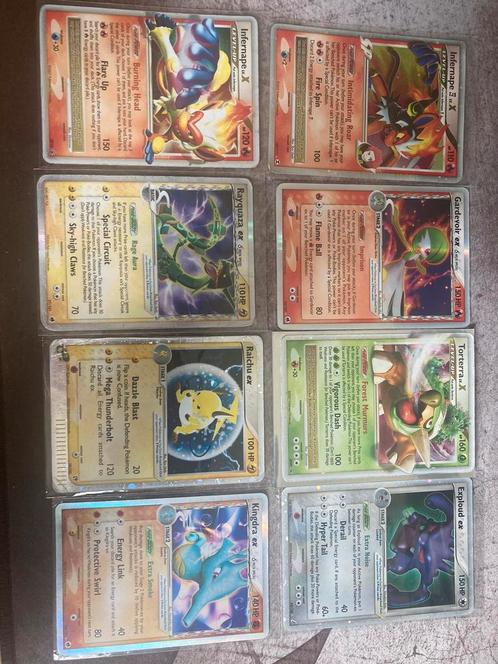 Diversen Pokemon kaarten Lv. x en exen, Hobby en Vrije tijd, Verzamelkaartspellen | Pokémon, Zo goed als nieuw, Meerdere kaarten