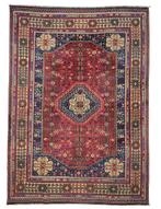 Groot Perzisch tapijt Shiraz 350x250 wollen vloerkleed, Info@rugsandcarpets.nl, De handelmaatschappij, 200 cm of meer, Ophalen of Verzenden