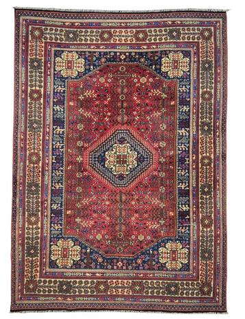 Groot Perzisch tapijt Shiraz 350x250 wollen vloerkleed  beschikbaar voor biedingen