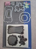 Nieuwe stempelset Sizzix met bijpassende snijmallen, Ophalen of Verzenden, Nieuw, EZ-mounted stempel