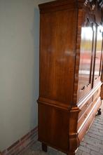 Prachtig antiek Hollands eiken houten biedermeier kabinet, Antiek en Kunst, Verzenden