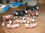 paarden en elanden voor in uw kerstdorp, Verzamelen, Dierenverzamelingen, Verzenden, Zo goed als nieuw, Paard, Beeldje of Figuurtje