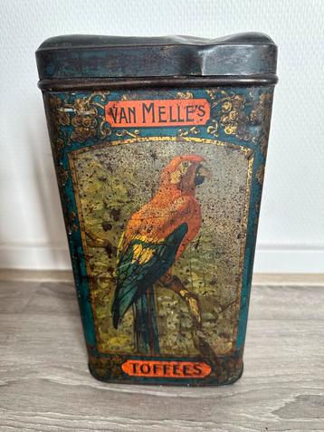 Antiek Van Melle’s Blik - Toffee Vogels Verzamelaar beschikbaar voor biedingen