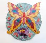 Grote met zijden geborduurde vlinder - Turmac zijdje, Ophalen of Verzenden, Zo goed als nieuw, Overige typen