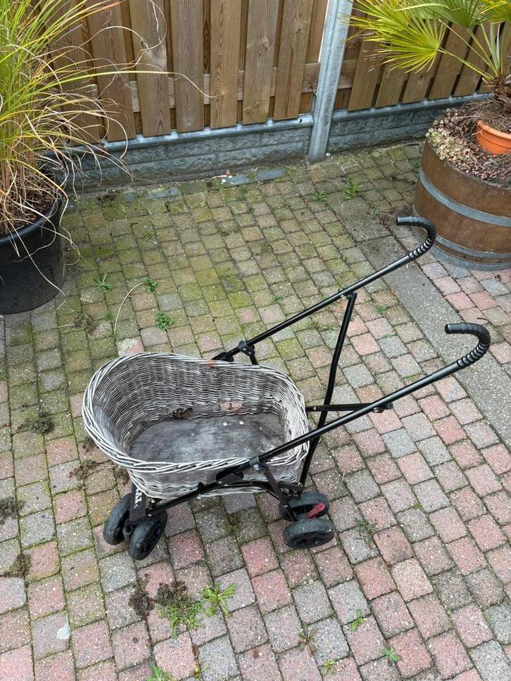 Hondenwagen met fietsmand, Dieren en Toebehoren, Honden-accessoires, Gebruikt, Ophalen