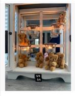 Korting Kerst XL Waxinelichtje Vitrine Kast, 6 beertjes, wit, Diversen, Kerst, Ophalen of Verzenden, Zo goed als nieuw, X, X