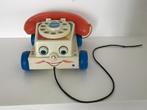 Vintage fisher price telefoon thelephone, Ophalen of Verzenden, Gebruikt, Duw- of Trekspeelgoed