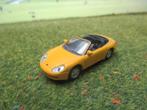 Porsche 996 911 Carrera Cabriolet - Schuco geel, Hobby en Vrije tijd, Modelauto's | 1:87, Ophalen of Verzenden, Zo goed als nieuw