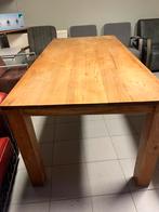 Teak houten eettafel, Gebruikt, 200 cm of meer, Vijf personen of meer, Rechthoekig
