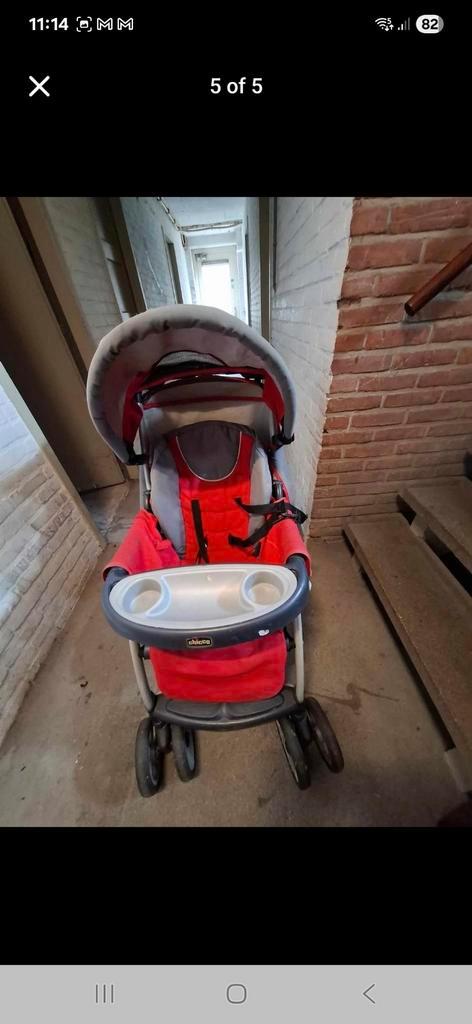 Kinderbuggy Chicco - Compact en Handig, Kinderen en Baby's, Buggy's, Gebruikt, Overige merken, Verstelbare rugleuning, Zonnekap