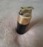 Mooie Vintage Aansteker Zwart & Messing, Ophalen of Verzenden, Zo goed als nieuw, Aansteker