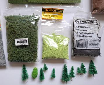 diverse landschap materialen voor modelbaan beschikbaar voor biedingen