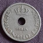 Munt Noorwegen 10 Øre 1924, Verzenden, Overige landen, Zilver