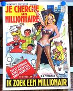 Filmposter Je cherche un millionnaire / Ik zoek millionair, Rechthoekig Staand, Ophalen of Verzenden, Zo goed als nieuw, A1 t/m A3