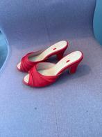 Rode peeptoe hak maat 37, Nieuw, Rood, Sandalen of Muiltjes, Ophalen of Verzenden