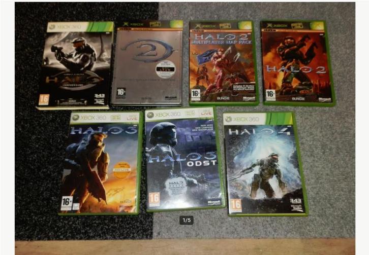 Xbox 360 Halo anniversery box 1,2,3,4,ODST mack pack, Spelcomputers en Games, Games | Xbox 360, Gebruikt, Shooter, 1 speler, Vanaf 16 jaar