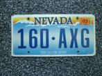 Kentekenplaat licenseplate Nevada no. 5 USA, Verzenden, Gebruikt, Auto's