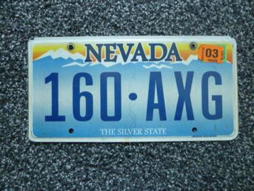 Kentekenplaat licenseplate Nevada no. 5 USA beschikbaar voor biedingen