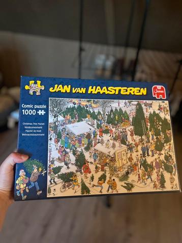 Puzzel Jan van Haasteren 1000 stukjes Kerstmarkt beschikbaar voor biedingen