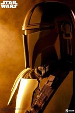 Sideshow Star Wars The Mandalorian Life-Size Bust, Nieuw, Actiefiguurtje, Ophalen of Verzenden