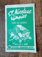 Oud boekje Snt Nicolaas rijmpjes - Jongeneel Gouda, Ophalen of Verzenden