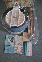 Haardroger, Philips, vintage met doos en beschrijving, Verzamelen, Ophalen of Verzenden, Huis en Inrichting