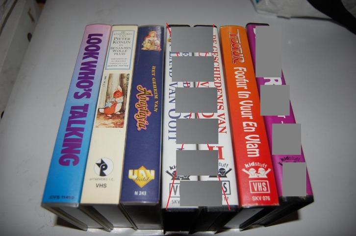 VHS kinder videos, Cd's en Dvd's, VHS | Kinderen en Jeugd, Zo goed als nieuw, Tekenfilms en Animatie, Tekenfilm, Alle leeftijden