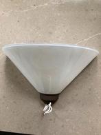 Vintage wandlampjes, Ophalen, Gebruikt, Glas, Vintage