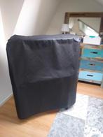 Opklapbed, Ophalen, Eenpersoons, Zwart, 190 cm of minder