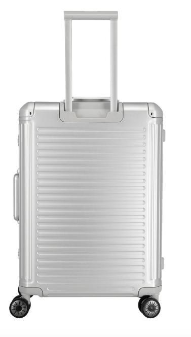 Travelite Aluminimum Trolley M 67cm NIEUW silver, Sieraden, Tassen en Uiterlijk, Koffers, Nieuw, Hard kunststof, 50 tot 60 cm