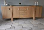 Dressoir +eetkamertafel +4stoelen +2 salontafels !!NU VOOR, Ophalen, Eikenhout, 75 cm of meer, 200 cm of meer